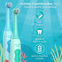 Set 3+ Aquasonic Kids Electric Toothbrush for Ages | Soft Bristles, Oscillating Brush Head, Built-in Battery | Aquarium