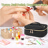 Yarwo Nail Polish Carrying Bag - Holds 24 Bottles, Travel Storage Organizer for Nail Polish, Black