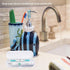 2 Pcs Electric Toothbrush Travel Case - Portable Holder for Oral-B Pro and Other Electric Toothbrush Set (Blue&White)