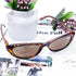 AQWANO 2 Pairs Reading Sunglasses for Women, Fashion Designer Cat Eye Sun Readers with Spring Hinges