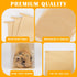 Kosotody 50 Pack Breads,5.1 3.9 11 Inches Bread Bags for Homemade x x Brown Bakery Bags with Tin Tie, Cotton Paper Loaf