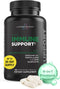 Livingood Daily Immune Support Supplement - 120 Vegetarian Capsules - Gut Health, Intestinal Cleansing, & Antioxidant