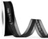 Happy Birthday Ribbon 1 Inch x 25 Yards Black, Organza Satin Ribbon for Gift Wrapping, Flower Bouquets & Party