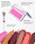 Powder Blush Palette, Matte Makeup Blush for Cheeks, Lightweight High Impact Buildable Color, Long-lasting Cherry