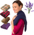 SunnyBay Lavender Microwave Heating Pad, Heavy Weighted Full Body Moist Hot Pack, 10x24 Inches, Midnight Blue