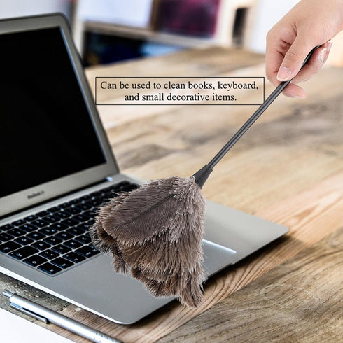 AYNEFY Mini Duster, Handmade Washable Reusable Duster for Office, Home, Car Dusting