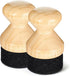 Vin Beauty 2 Pcs Cutting Board Oil Applicator, Wooden Bamboo Cutting Board Oil Wax