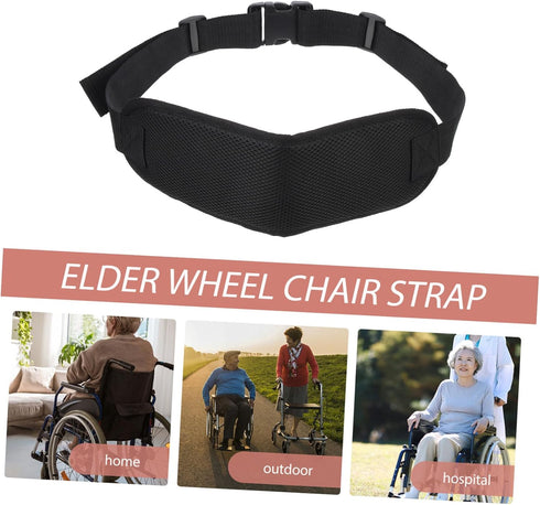 Holibanna Adjustable Protective Leg Strap for Elderly Patients Safety Band to Prevent Sliding and Falls Suitable