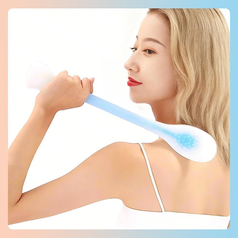 Hammer GSHOW Manual Back Massager for Shoulder Soreness Relief Long Handheld Silicon Suitable for Massaging Whole Body