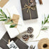 RUSPEPA Black Kraft Paper Roll - 18 inches x 100 feet - Recyclable Paper for Crafts, Art, Wrapping, Packing