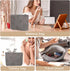 Preppy Cute Corduroy Cosmetic Bag Makeup Bag for Women Travel Essentials (greygrey) Toiletry Bag