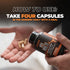 Huge Multi Multivitamin for Men - High-Performance All-in-One Formula for Athletes, 120 Capsules