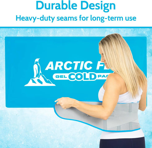 Arctic Flex Gel Replacement Packs - Reusable Gel Ice Packs for Back Ice Brace, Hot and Cold Gel Ice Pack for Injuries,
