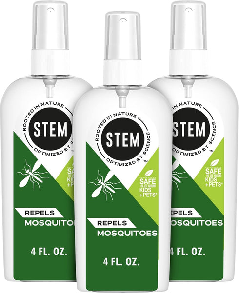 Stem Mosquito Repellent Spray with Botanical Extracts, 4 fl oz (Pack of 3)