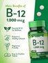Nature's Truth B12 Vitamin 1000 mcg | 100 Tablets | Non-GMO & Gluten Free Supplement