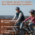Vemluta 2 Packs 5000MG Gummies -10 Immune 120 Counts Mushroom Blend Organic Mushroom Supplement containing Lion's Mane