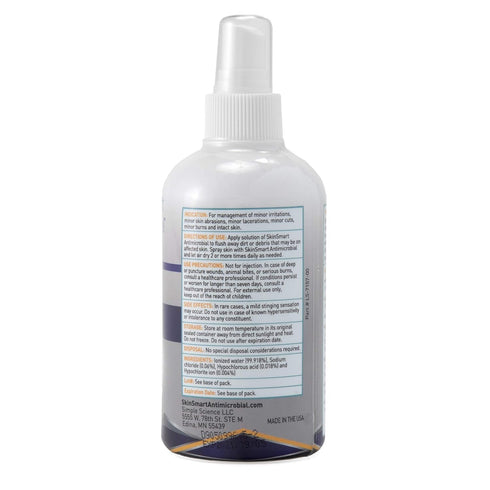 SkinSmart Facial Cleanser for Acne, 8 oz Spray Bottle, Targets Bacteria for Active Teenage Athletes