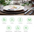 Palm Leaf Spoons 6 Inches (50 Count), Bamboo Spoons, Eco-friendly Compostable Disposable Cutlery for Parties