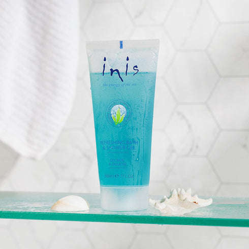 Inis the Energy of the Sea Refreshing Bath and Shower Gel, 7 Fluid Ounce, Sulfate Free