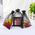 Hopttreely 100PCS 4x6 Sheer Drawstring Gift Bags, Black Organza Pouches for Wedding Party Favors & Jewelry