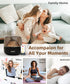 Small Essential Oil Diffuser for Home, Stylish Volcano Mountain View & Colorful Lighting, Aromatherapy Aroma Diffusers