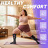 Tinojye 4 20-30 mmHg Pairs Plus Size Compression Socks,Extra Wide Calf Knee High Compression Socks for Men Women