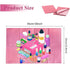 Nail Art Table Mats Disposable, 50PCS Pink Waterproof 3 Ply Nail Art Paper 13" X 17" for Decoration