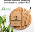 Virgin Forest Bamboo Toothbrush, 10 Count, Soft Bristle for Adults, Eco-Friendly Natural Wooden Toothbrushes