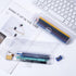 Toothbrush Travel Case 2 Pack, Clear Plastic Holder for Toothbrush & Toothpaste, Portable Size 7.87 x 1.85 x 1.18”