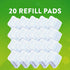 Scrubbing Bubbles Flushable Toilet Bowl Wand Cleaner Refills, Citrus Scent Toilet Refill Pads, 20 Count (Pack of 2)