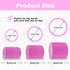 Self Grip Hair Roller Set, 18 pcs Hair Rollers with Clips and Comb, Salon Hairdressing Curlers, DIY Styles, Sungenol 3