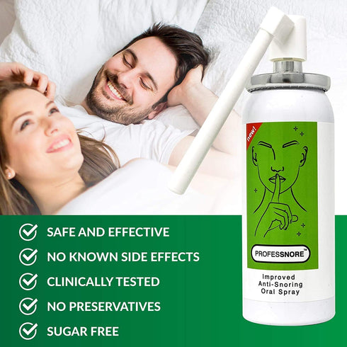 Snore Solutions Anti Snoring Relief Spray, 1.69 Fl oz (50 ml)