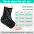 2 Pairs Ankle Brace for Women & Men, Ankle Compression Sleeve, Support Brace for Pain, Plantar Fasciitis Compression