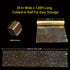 CMFYHM Clear Cellophane Wrap Roll(34" x 120’Ft) 3Mil Gold Polka Dot Cellophane Roll, Cellophane Roll, Gift Wrap Roll, Cellophane Wrap for Gifts, Baskets, Flowers, Party Decorations