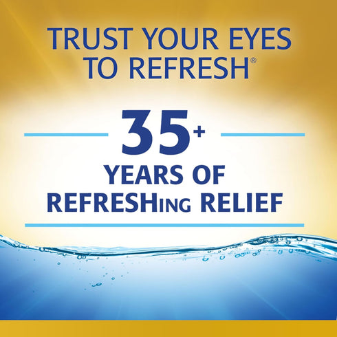 MEGA-3 0.33 oz (10mL) Refresh OPTIVE PF Lubricant Eye Drops Preservative-Free Artificial Tears, fl