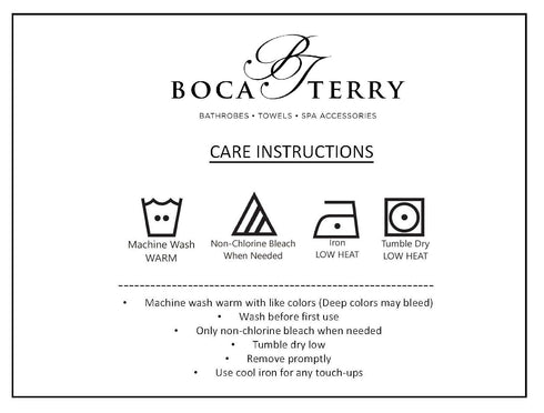 Boca Terry Makeup Headband, Adjustable Cotton Terry Cloth Headbands for Women's Face Wash and Skincare, 3-Pack, White