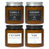 NORVENCE Scented Candles Gift Set, Stress Relief Candles for Home, Premium Soy