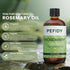 PEFIDY 4 Oz/118ML 100% Rosemary Essential Oil Fl Natural Rosemary Oil for Hair, Scalp Aromatherapy,Soap Making