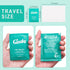 200 pcs Fragrance Free, Plant Based Wet Wipes, Aloe Vera for Butt, Hands, Face Cleaning, Sufficient Quantity, Individual Wrapped, Portable Size, Ideal for Daily Use