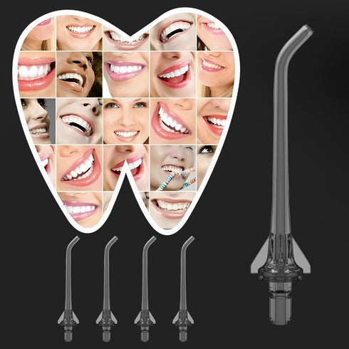 Replacement Tips for Oralfree Nicwell Nicefeel Water Dental Flosser, 4 Pack Oral Irrigator Jet Tip