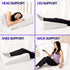 Silverback Wedge Pillow 7.5" Recommended 2" (25" Wx26 Lx7.5 Wedge Pillow for Acid Reflux - Dr. Height, Luxurious Memory