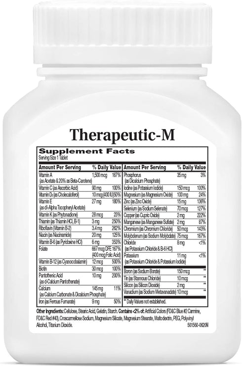 21st Century Therapeutic M Tablets, 130 Count
