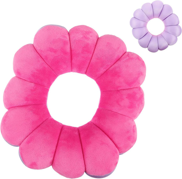 COLLBATH Flower Shaped Donut Seat Cushion for Elderly, Hollow Pumpkin Nursing Pillow