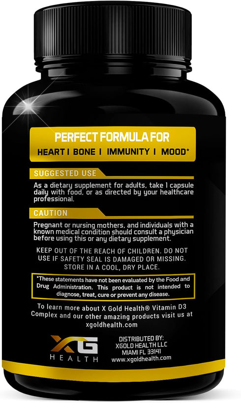 Vitamin D, K2, K1, Zinc, Quercetin, Elderberry, Turmeric, Ginger & Echinacea Whole Food Supplement - 120 Capsules