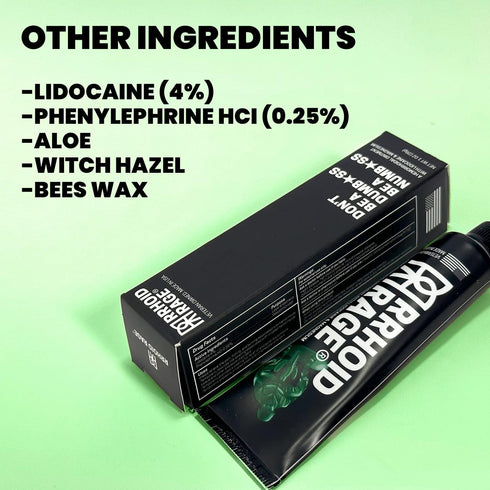 Hemorrhoid Ointment - Fast Acting Treatment with Lidocaine, Aloe Extract, Magnesium Sulfate for Pain Relief