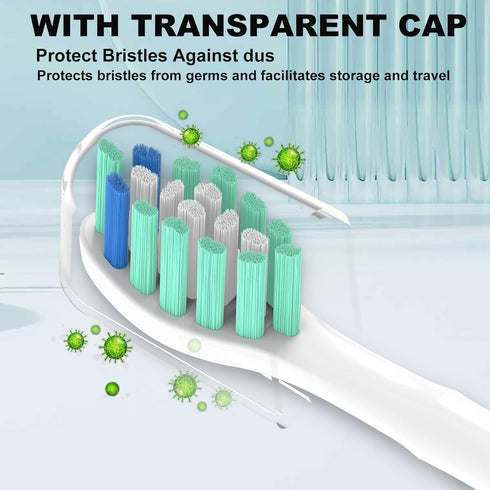 Replacement Toothbrush Heads for Philips Sonicare - 12 Pack Compatible Brush Heads for Electric Toothbrushes
