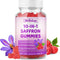 Saffron Supplement Gummies for Kids & Adults Supports Antioxidant Function with Ashwagandha,