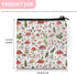 SUITOSELFY Mushroom Period Bag Pouch Cute Sanitary Napkin Storage Bag for Women Girls Portable Tampon Holder Menstrual