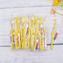 Disposable Toothbrush Set Pack of 150, Yellow Hollow Individually Wrapped Manual Travel Toothbrush Kit for Adults,