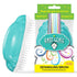 Knot Genie Original Full Size Detangling Hair Brush for Kids (Aquamarine Dream) - Perfect for Curly Hair